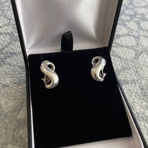 Tiffany & Co Infinity Sterling Silver Earrings